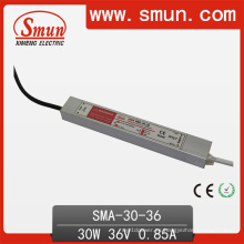 30W 18-36VDC 0.85A fuente de alimentación de conmutación LED impermeable IP67